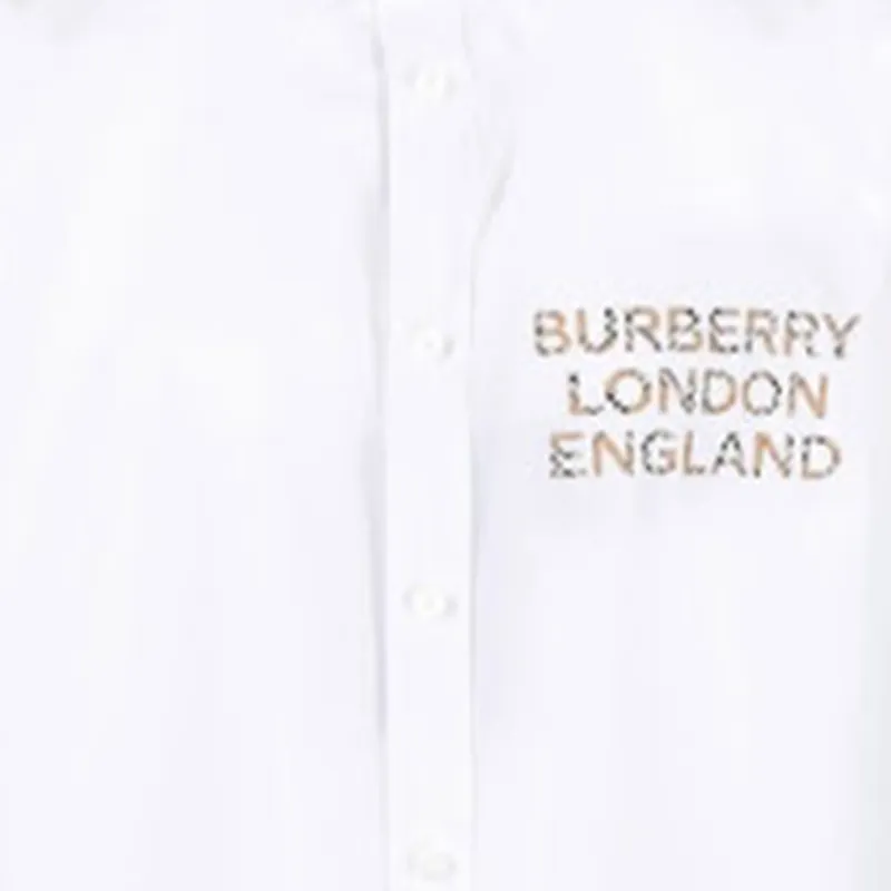 Burberry Shirts Men White-5