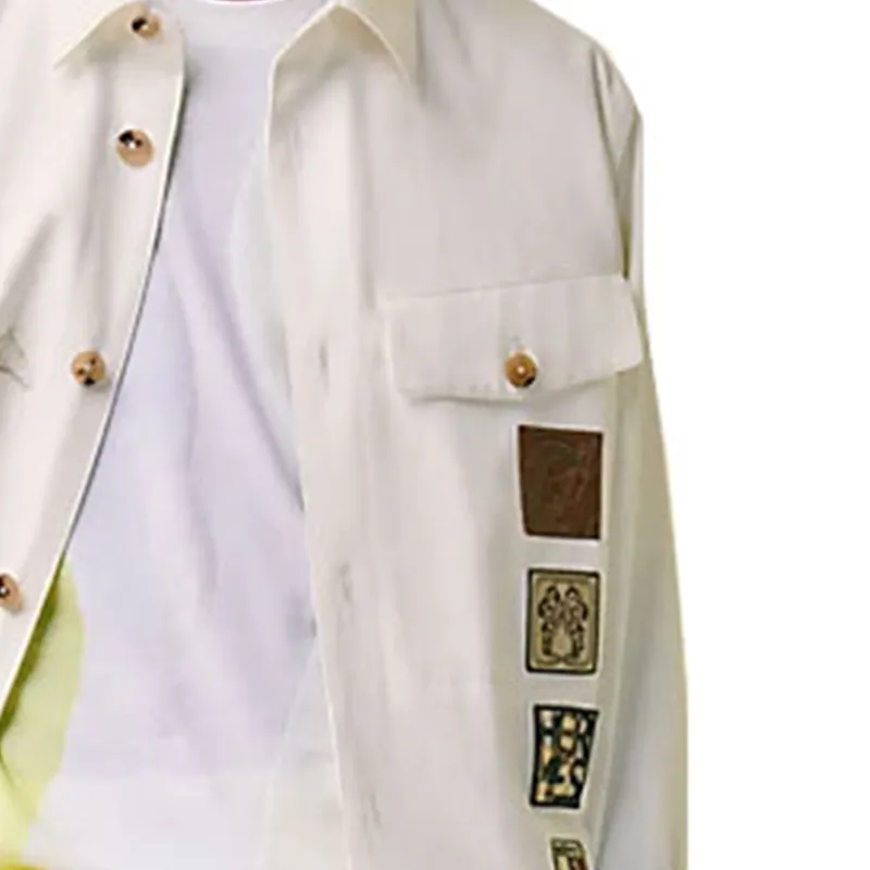 HERMES SS23 Denim Jacket Men's White-4