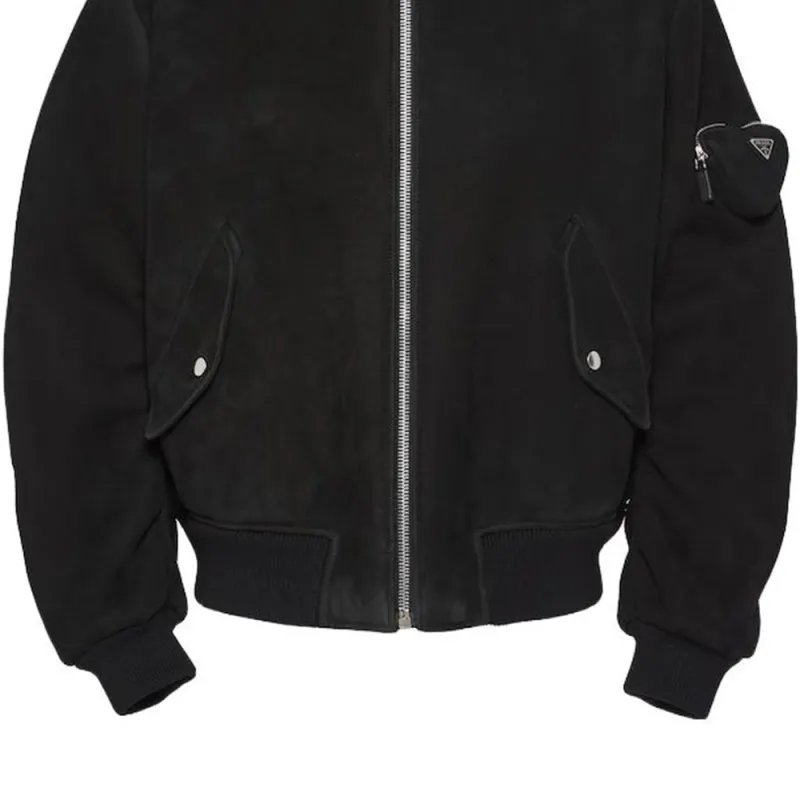 PRADA 2010s Suede Jacket-5