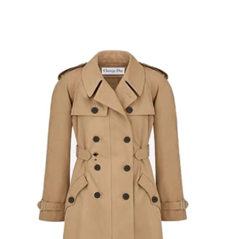 DIOR SS21 Trench Coat Women's Beige-3