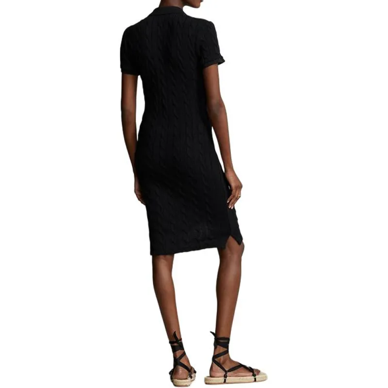 Polo Ralph Lauren SS23 Short Sleeved Dress Women's Black-2
