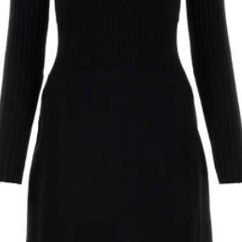TORY BURCH Polo Sweater Ribbed-detailed Dress-2