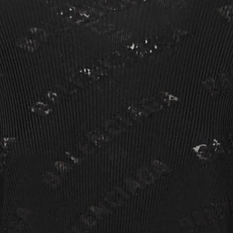 Balenciaga All Over Turtleneck 'Black'-4