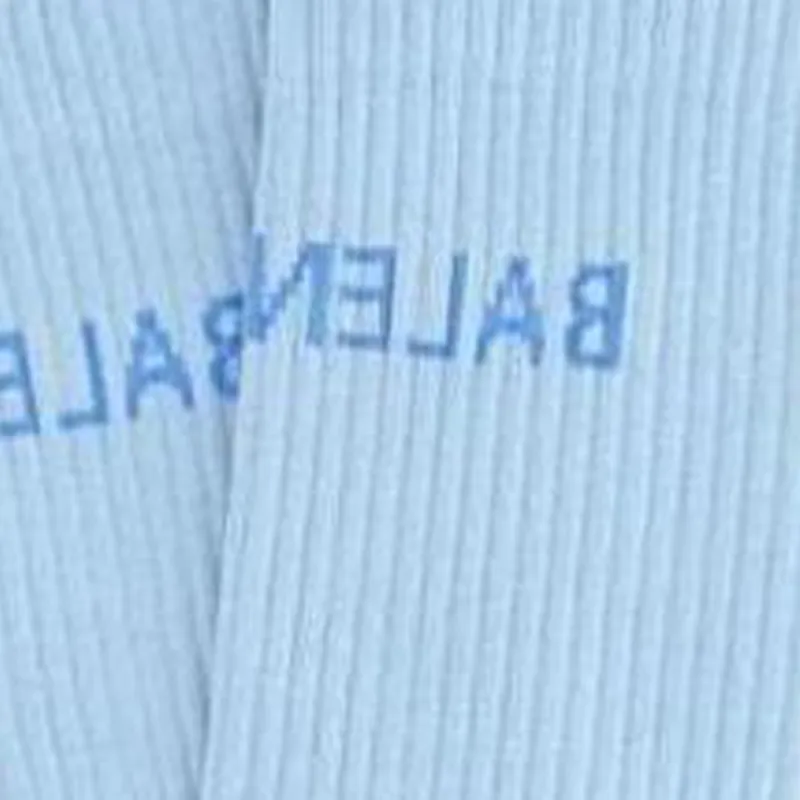 Balenciaga Mid-Calf Socks Men's Blue-1