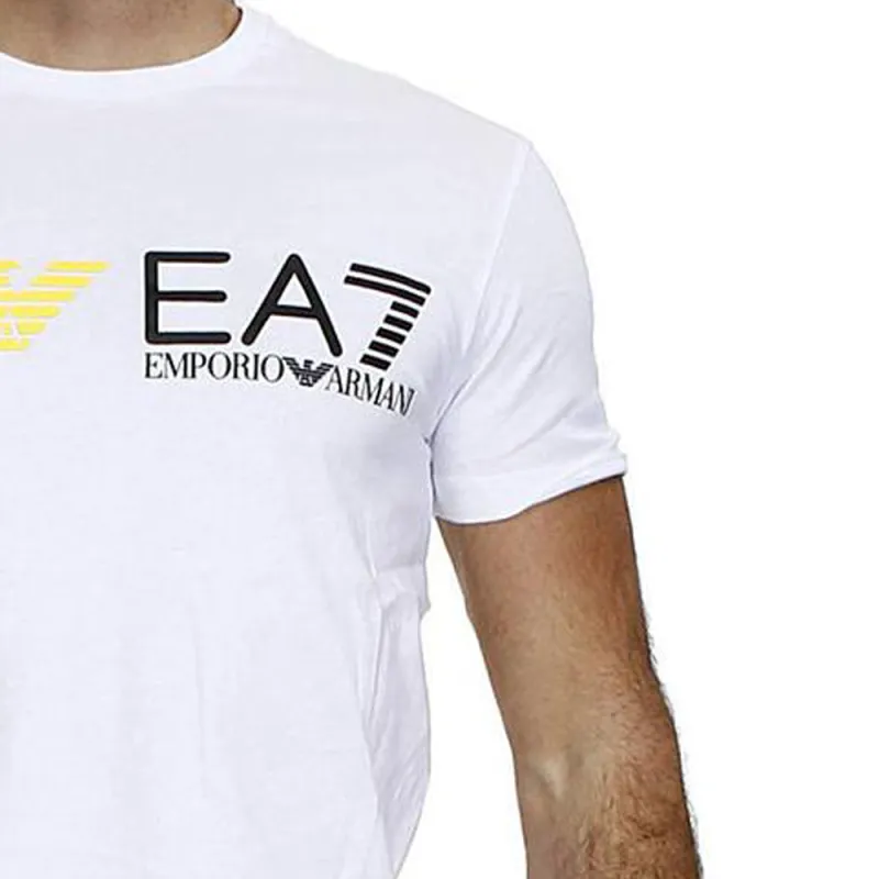 EMPORIO ARMANI EA7 T Shirts Men White-4