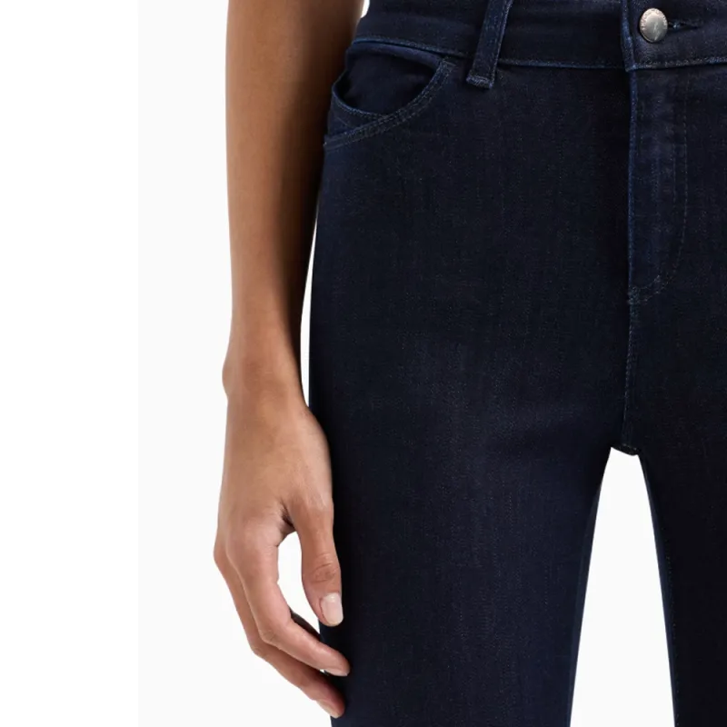 EMPORIO ARMANI J18 High waisted Skinny Leg Jeans In A Lyocell Blend Denim-4