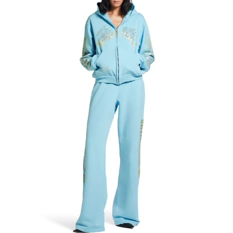 Balenciaga Sweatshirt Slim Fit Women's Blue-3