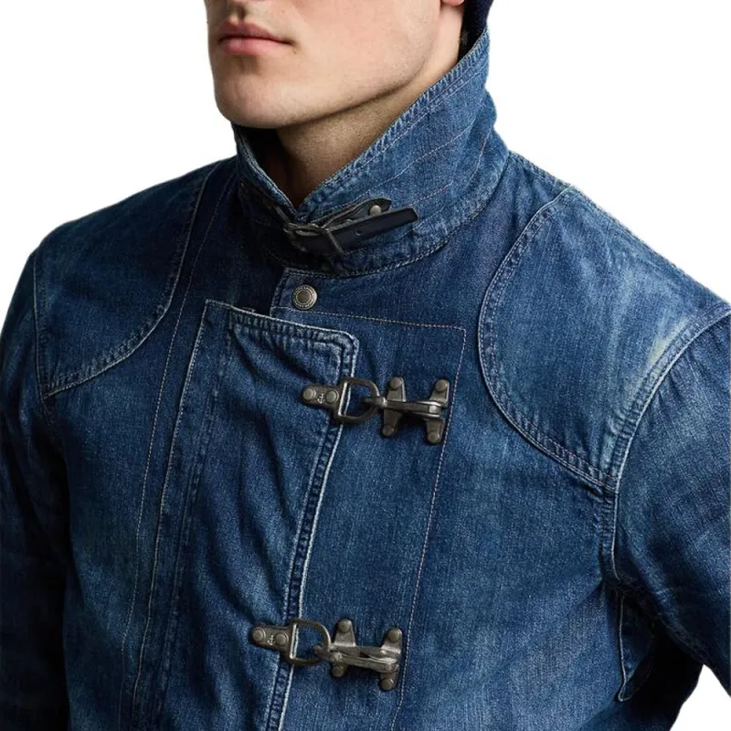 Polo Ralph Lauren SS22 Denim Jacket Men's Blue-4