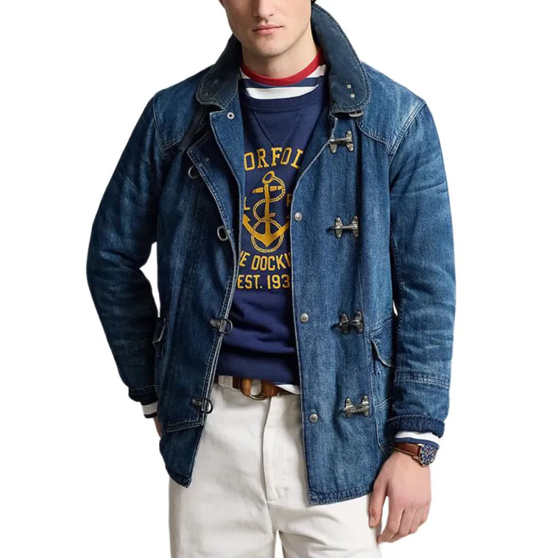 Polo Ralph Lauren SS22 Denim Jacket Men's Blue-2