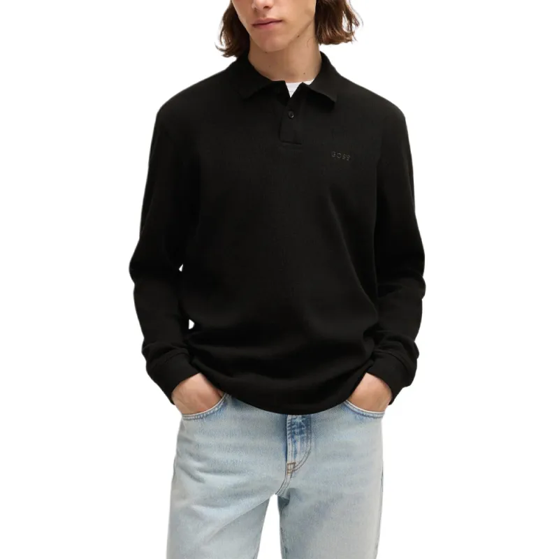 HUGO BOSS Long Sleeved Polo Shirt-2
