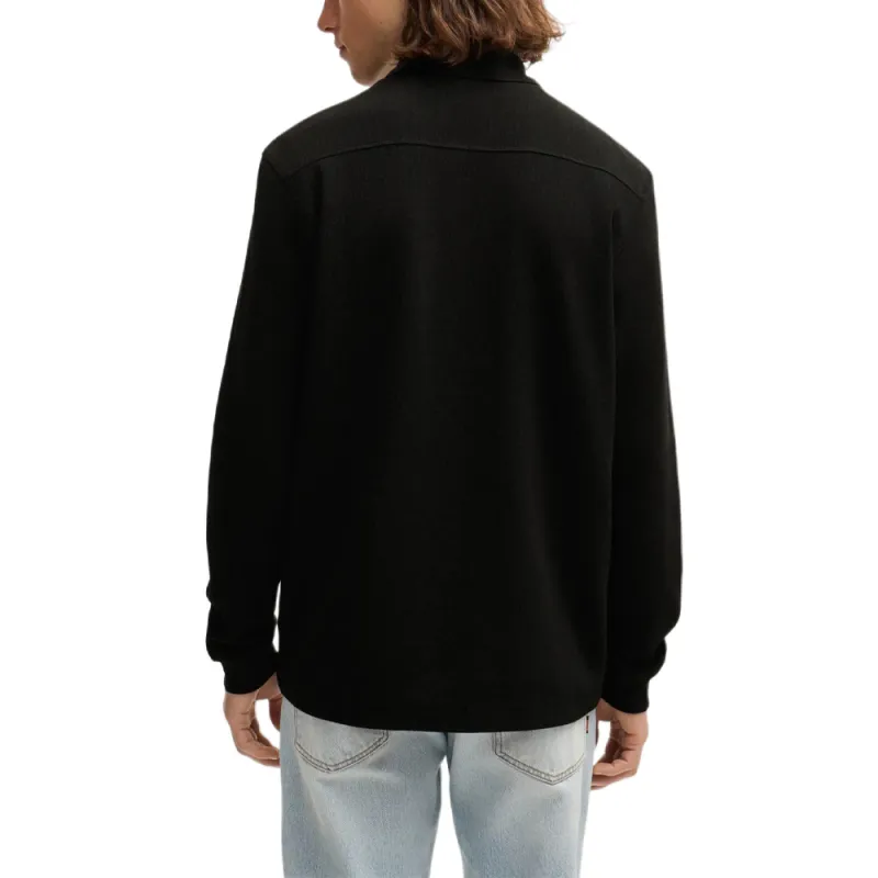 HUGO BOSS Long Sleeved Polo Shirt-3