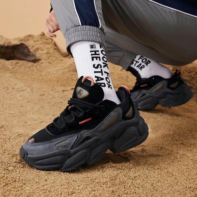 STARTER Rock Formation Series Cushioned Slip Resistant Low Top Chunky Sneakers Women's Blue-6