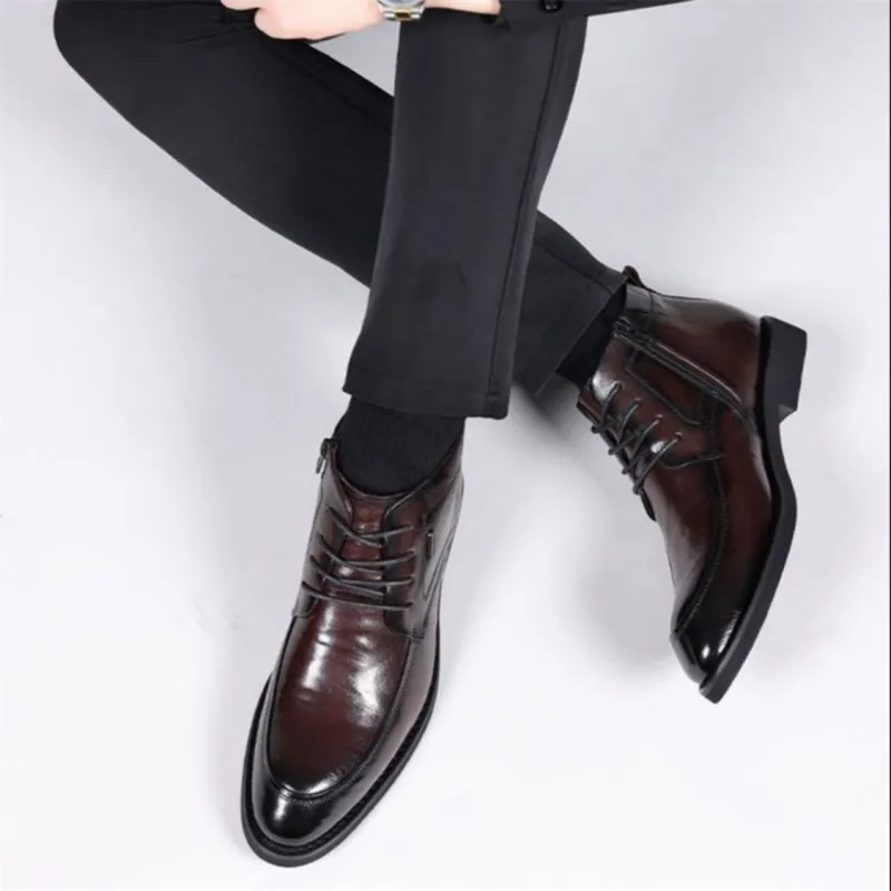 GZZ Ankle Boots Men Black-13