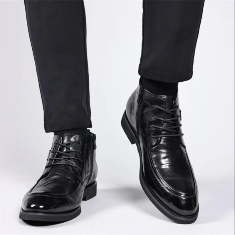 GZZ Ankle Boots Men Black-20