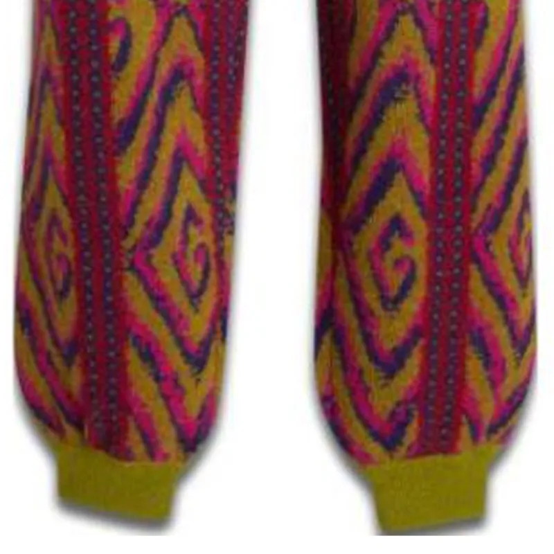 GUCCI Patterned Jacquard Drawstring Pants-3
