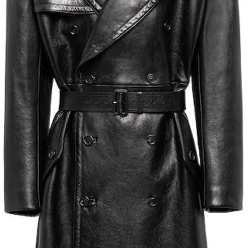 PRADA Trench Coats Men Black-2