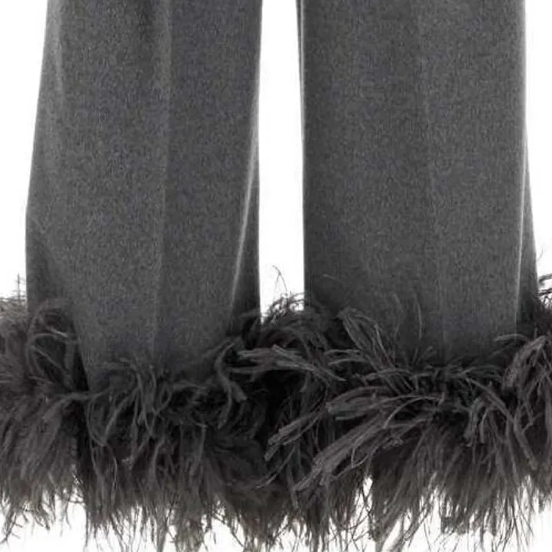 PRADA Casual Pants Women's Gray-6