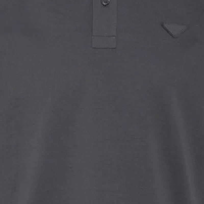 PRADA Polo Shirts Men Gray-3