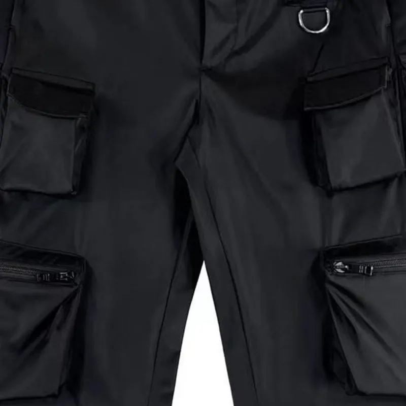 PRADA SS24 Cargo Pants Men Black-4