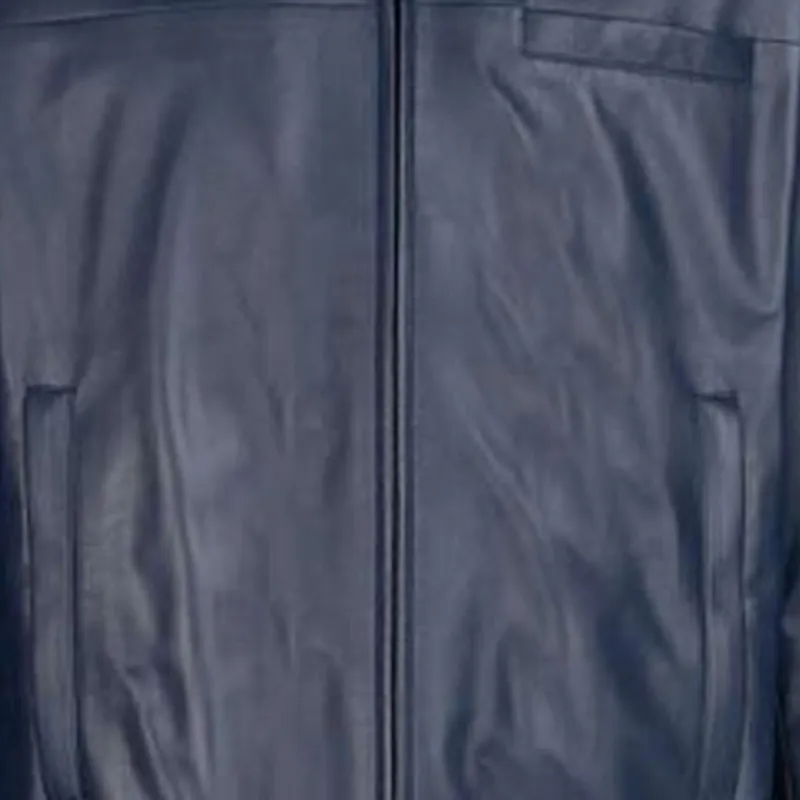 PRADA Leather Jackets Men Blue-4
