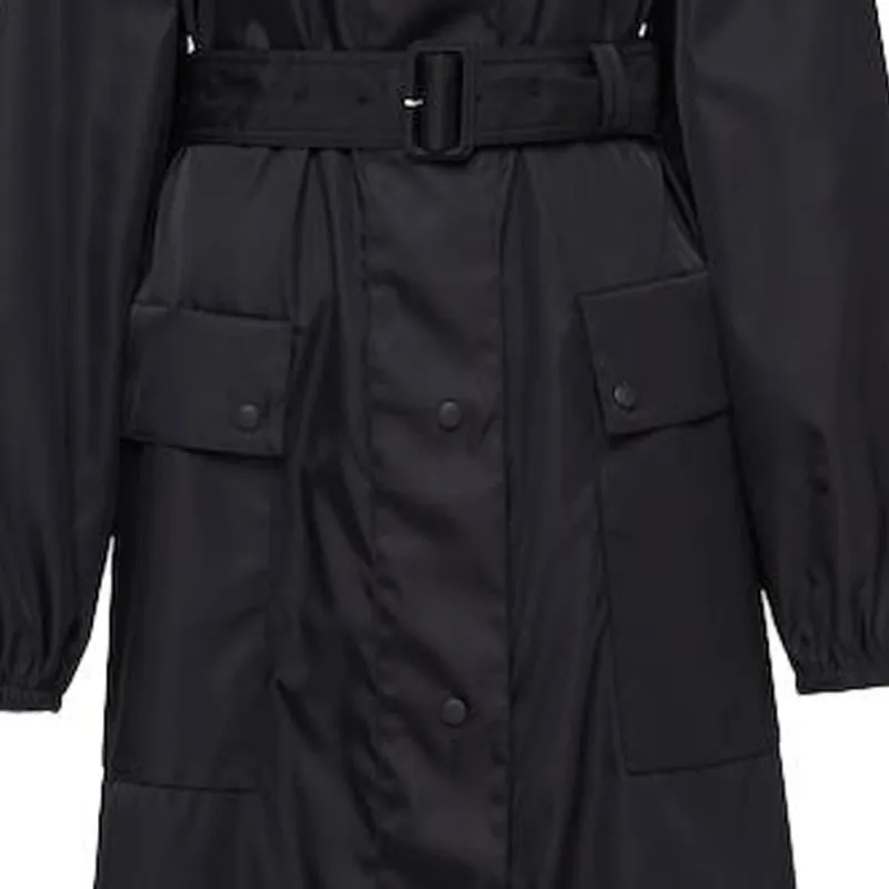 PRADA Re Nylon Logo print Raincoat-2