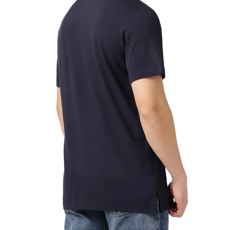 EMPORIO ARMANI SS24 Polo Shirt Men's Blue-3