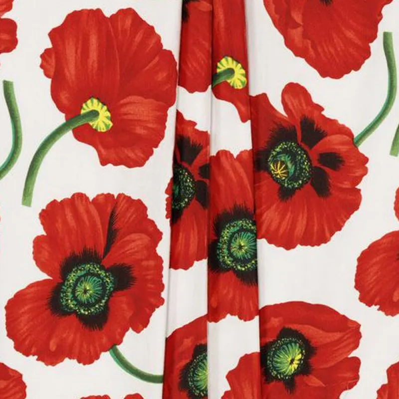 KENZO Poppy By Nigo Women's Skirt White Red-3
