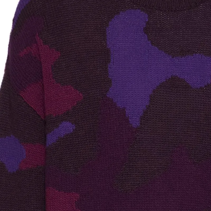 Valentino Camouflage Motif Long-Sleeved Jumper-4