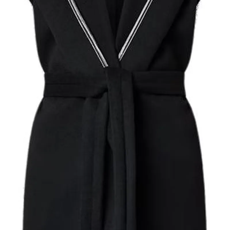 LOUIS VUITTON Coats Women's Black-4