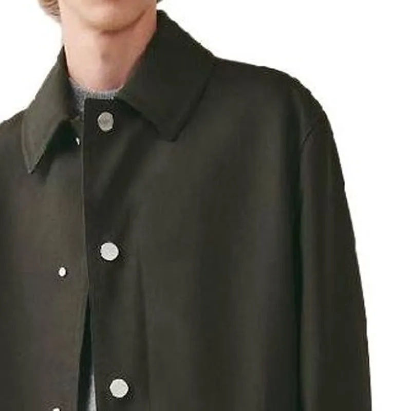 HERMES SS23 Trench Coat Men's Olive Green-2