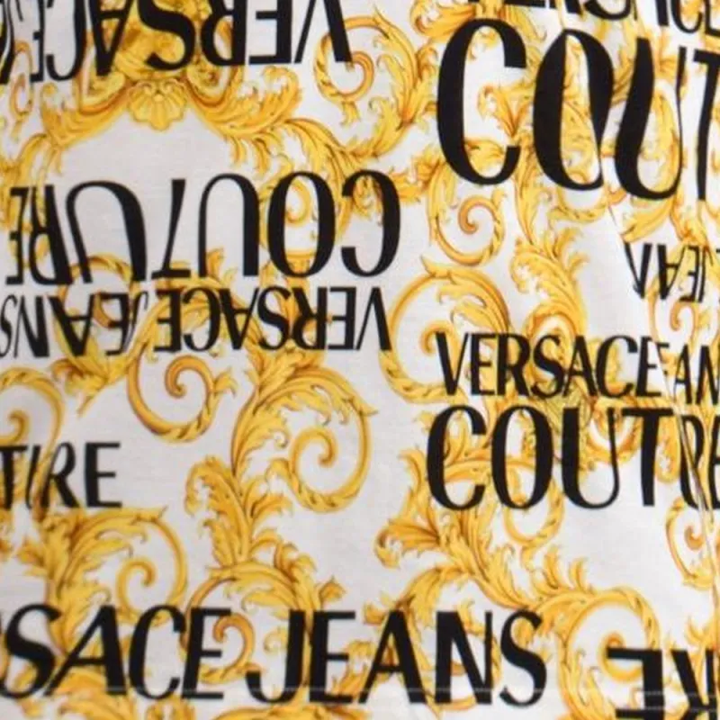 VERSACE T-Shirts Men Gold-4