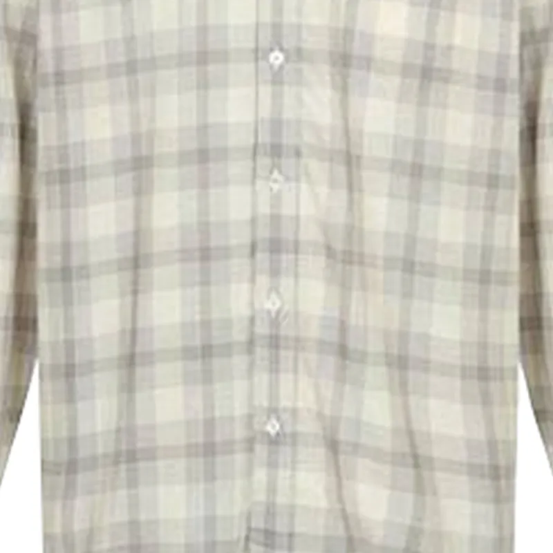 Burberry Shirt Men's Light Gray-3