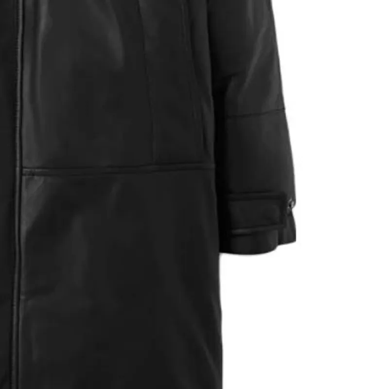 Burberry Leather Down Filled Oversized Parka-2