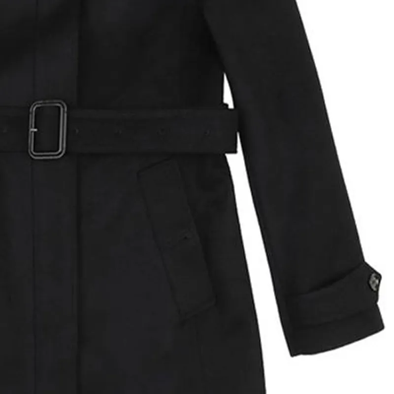 Burberry Trench Coats Women's Black-3