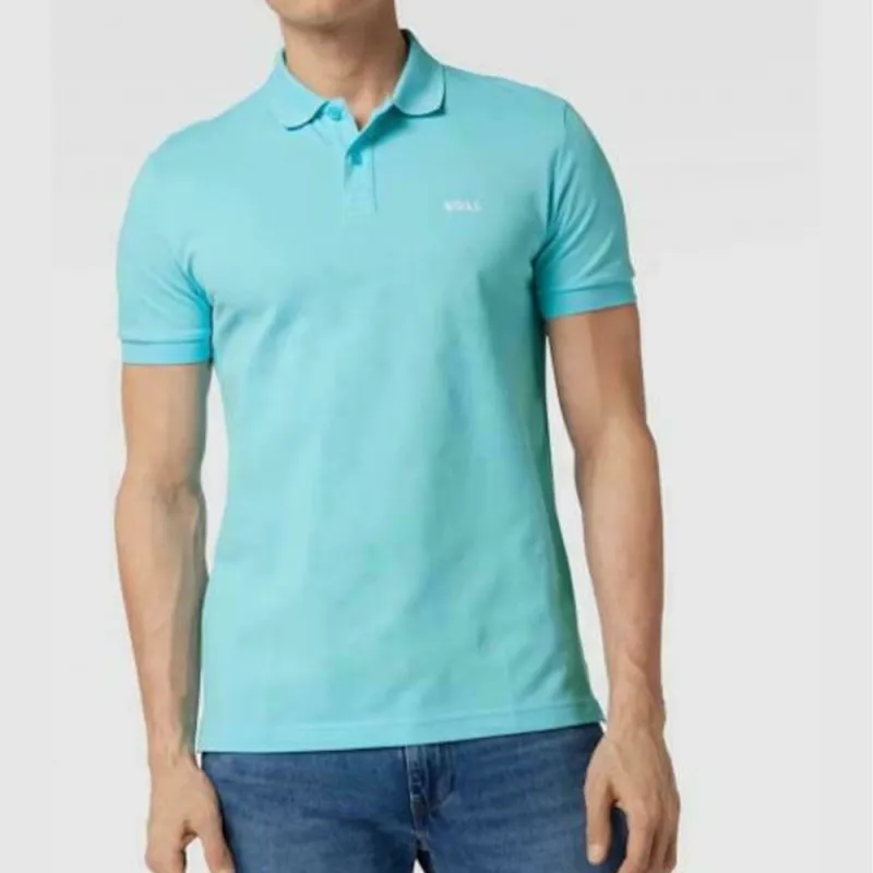 HUGO BOSS SS22 Polo Shirt Men's Light Blue-2