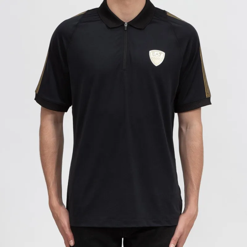 EMPORIO ARMANI EA7 Polo Shirt Men's Dark Blue-2