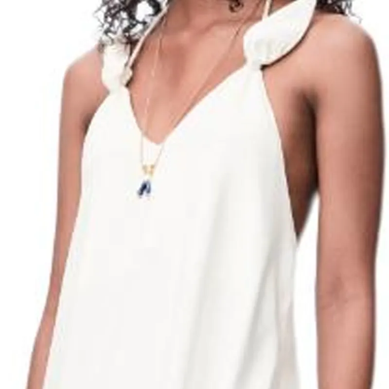 LOEWE Flamenco Halterneck Mini Dress-2