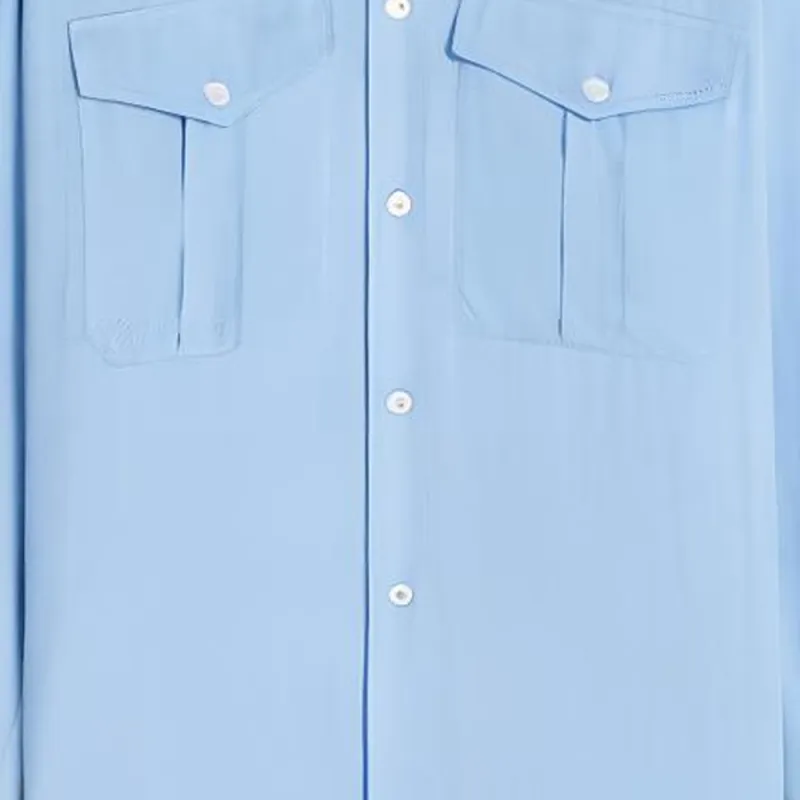 CELINE Shirts Women's Blue-3