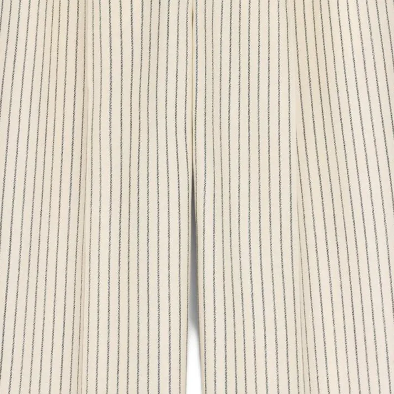 CELINE Keith Pants In Striped Wool Gabardine-3