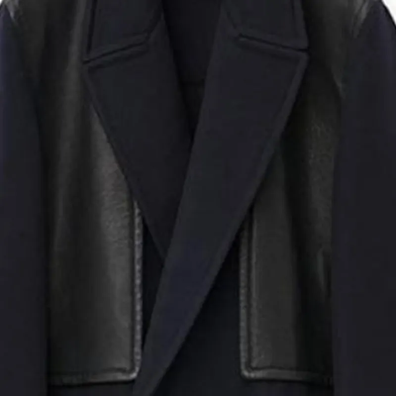 LOEWE FW24 Coat Men's Midnight Blue-3