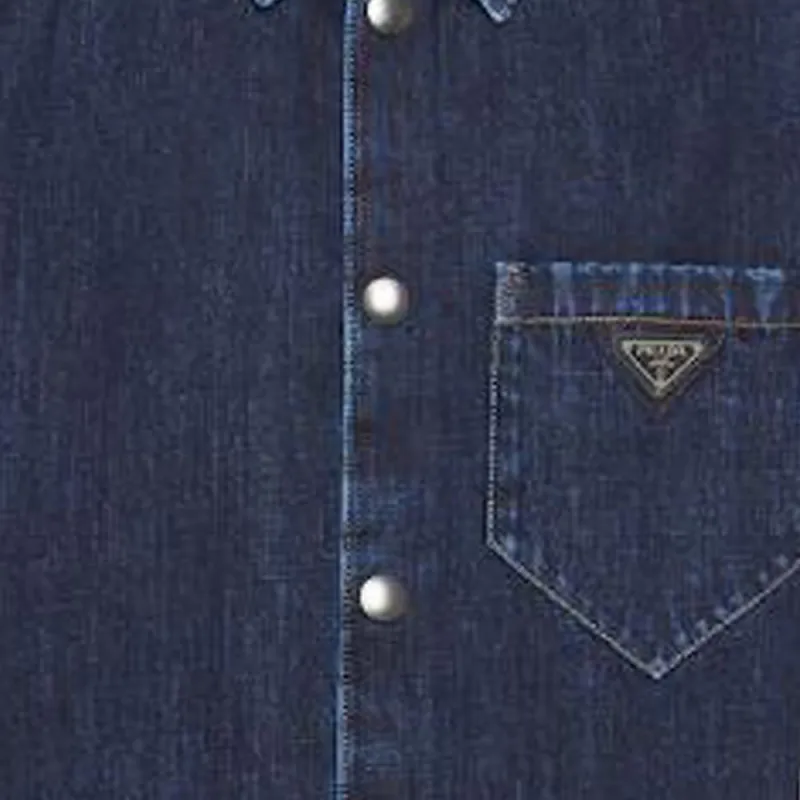PRADA FW22 Shirt Men's Marine Blue-4
