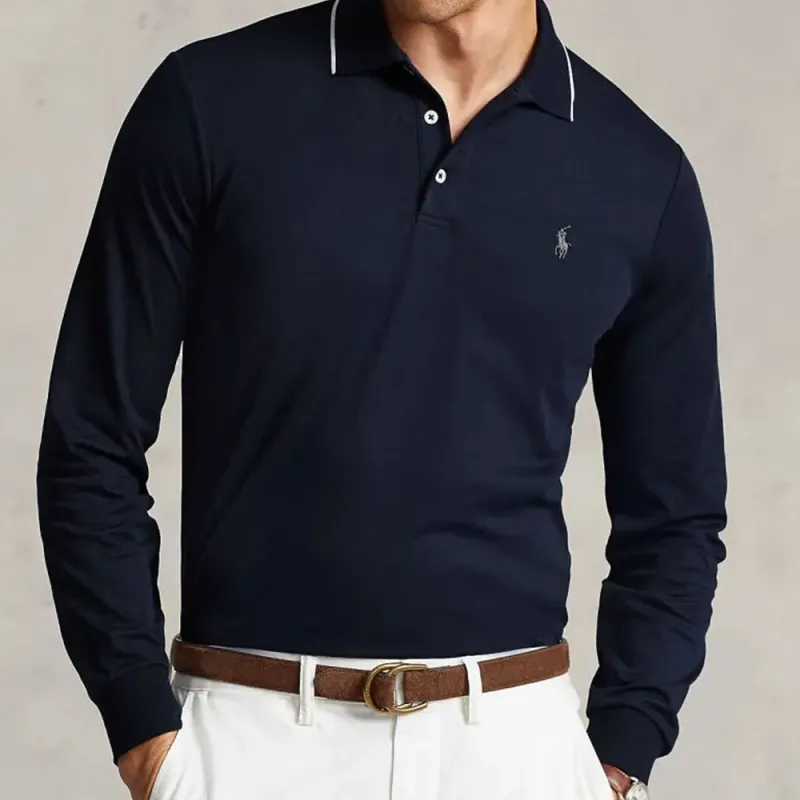 Polo Ralph Lauren Polo Shirt Men's Marine Blue-4