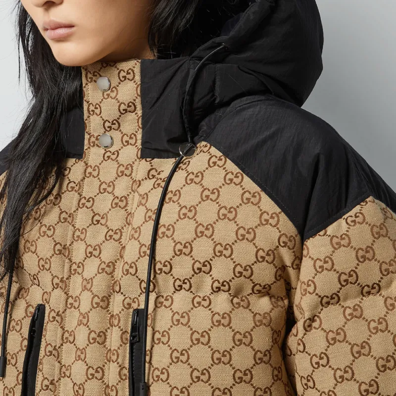 GUCCI Jackets Coats Women's Brown-5