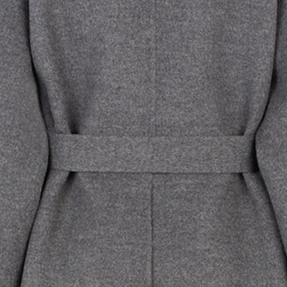 FENDI Logo Detailed Belted Coat 40 - POIZON