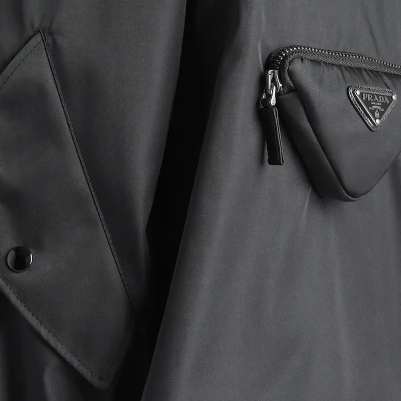 PRADA 10's Re nylon Bomber Jacket-4
