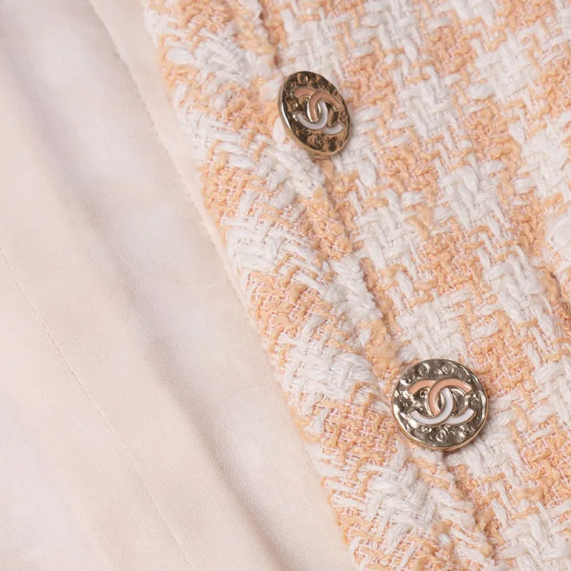 CHANEL Jackets Coats Women's Orange-4