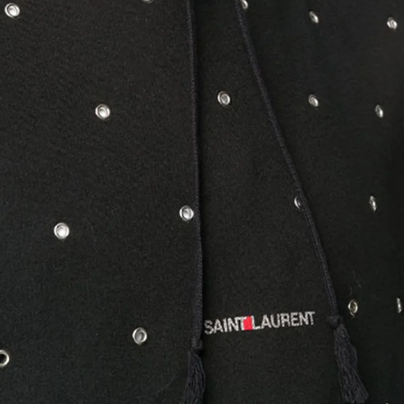 SAINT LAURENT Logo Print Hoodie-3