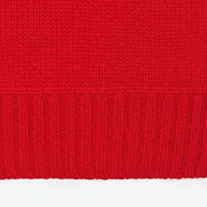 PRADA Logo intarsia Cashmere Jumper-4