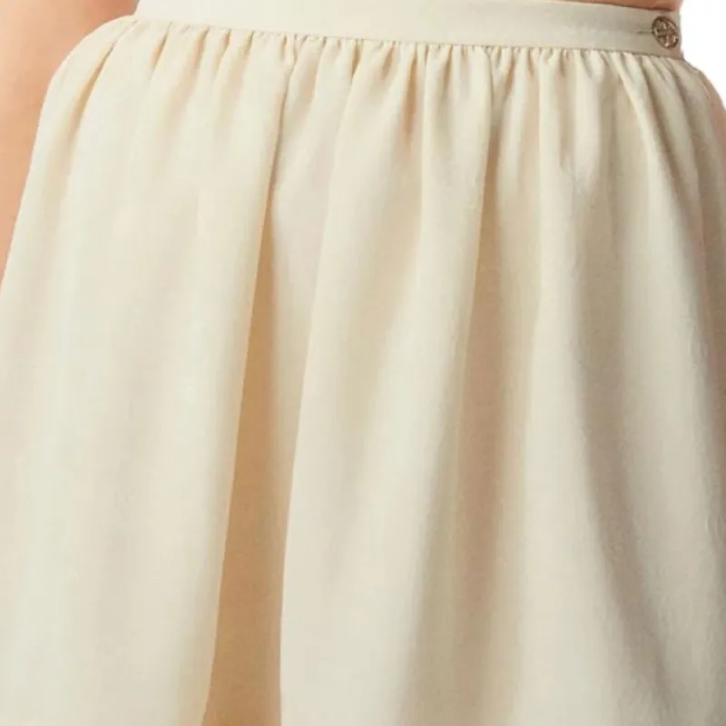 CHANEL SS23 Casual Short Skirts Women's Light Yellow-5
