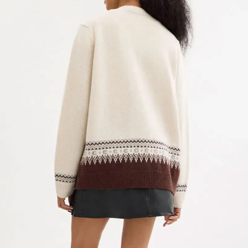 COACH SS24 Knitwear Women's Ivory White-2